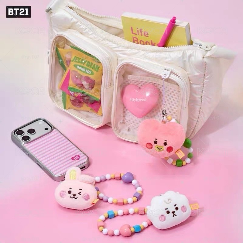 [預購］BT21軟糖系列 - 解壓玩偶鑰匙扣