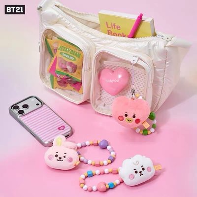 [預購］BT21軟糖系列 - 解壓玩偶鑰匙扣