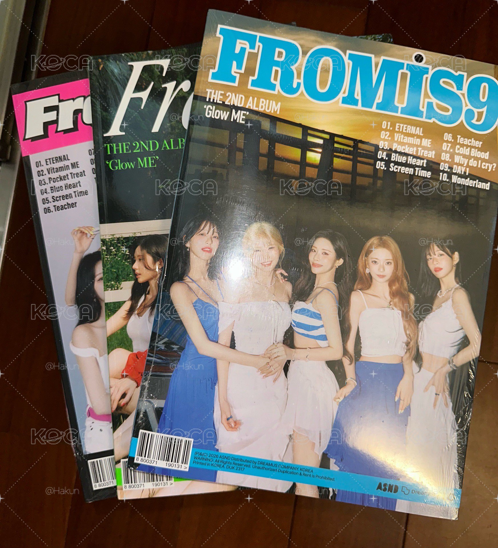 fromis_9 GLOW ME預售專一套