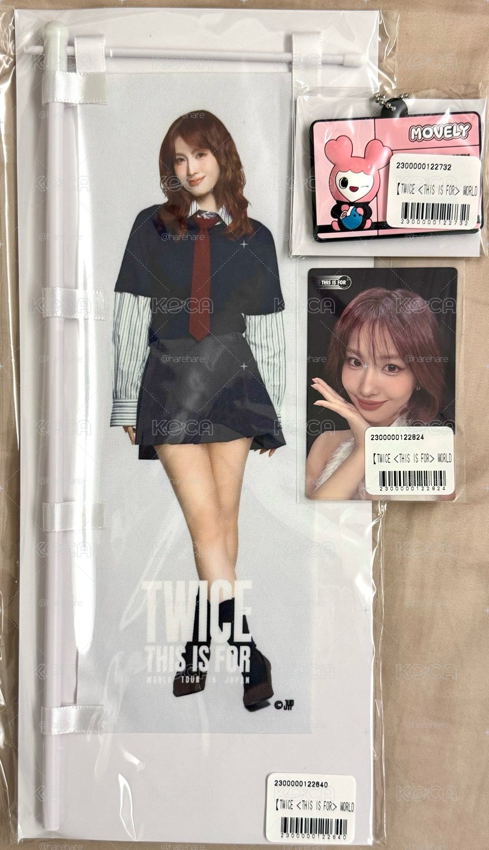 桃 一番賞全套 旗子+吊飾+小卡貼紙