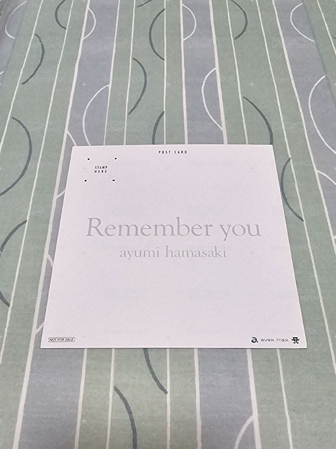 Remember you 台版特典 明信片 