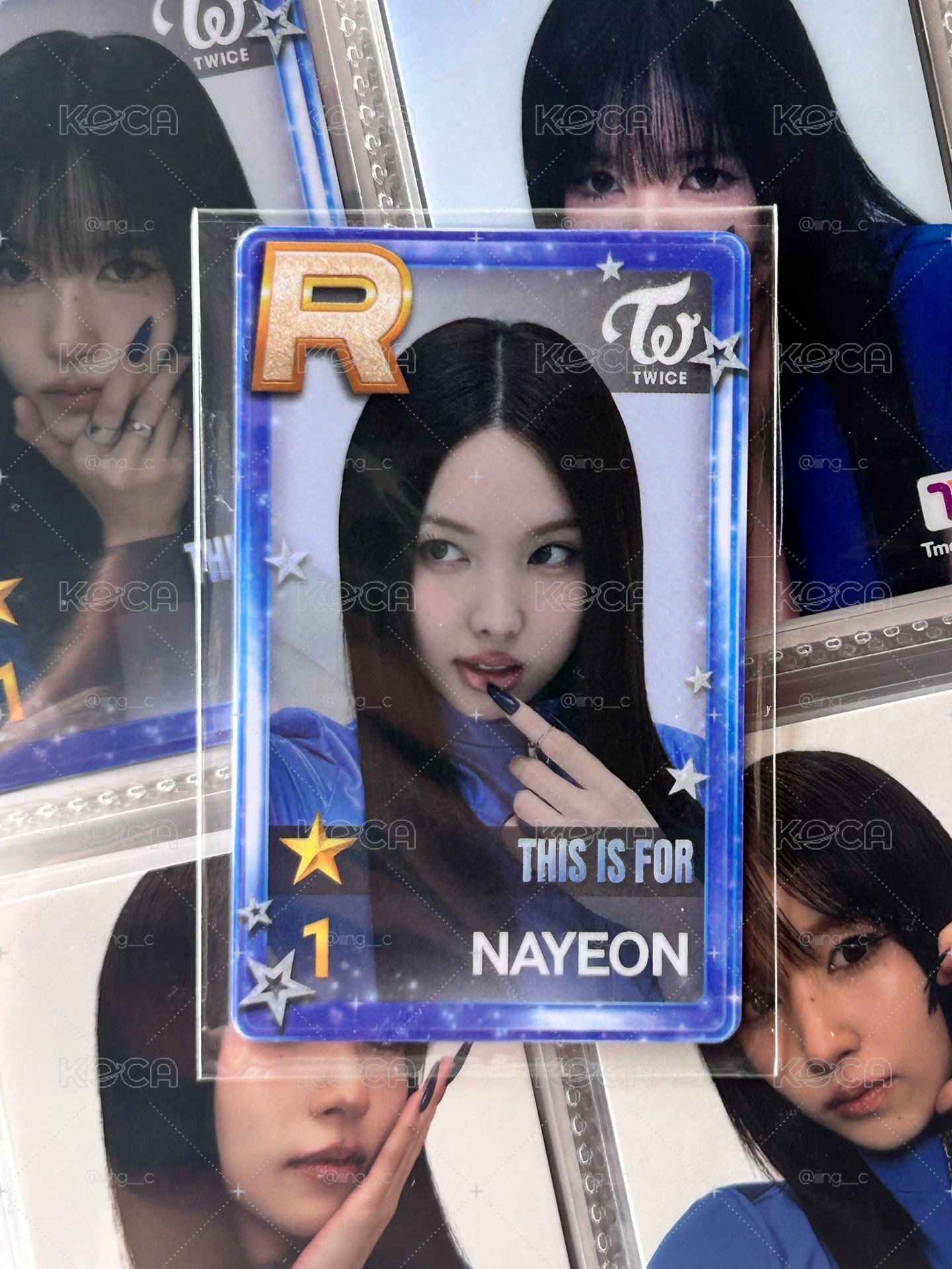 TWICE 娜璉 SSJYP THIS IS FOR 遊戲卡 