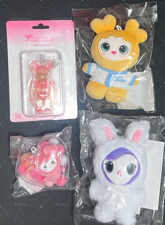 效棒球娃+暴力熊（含卡）+桃愛心殼+紗兔娃