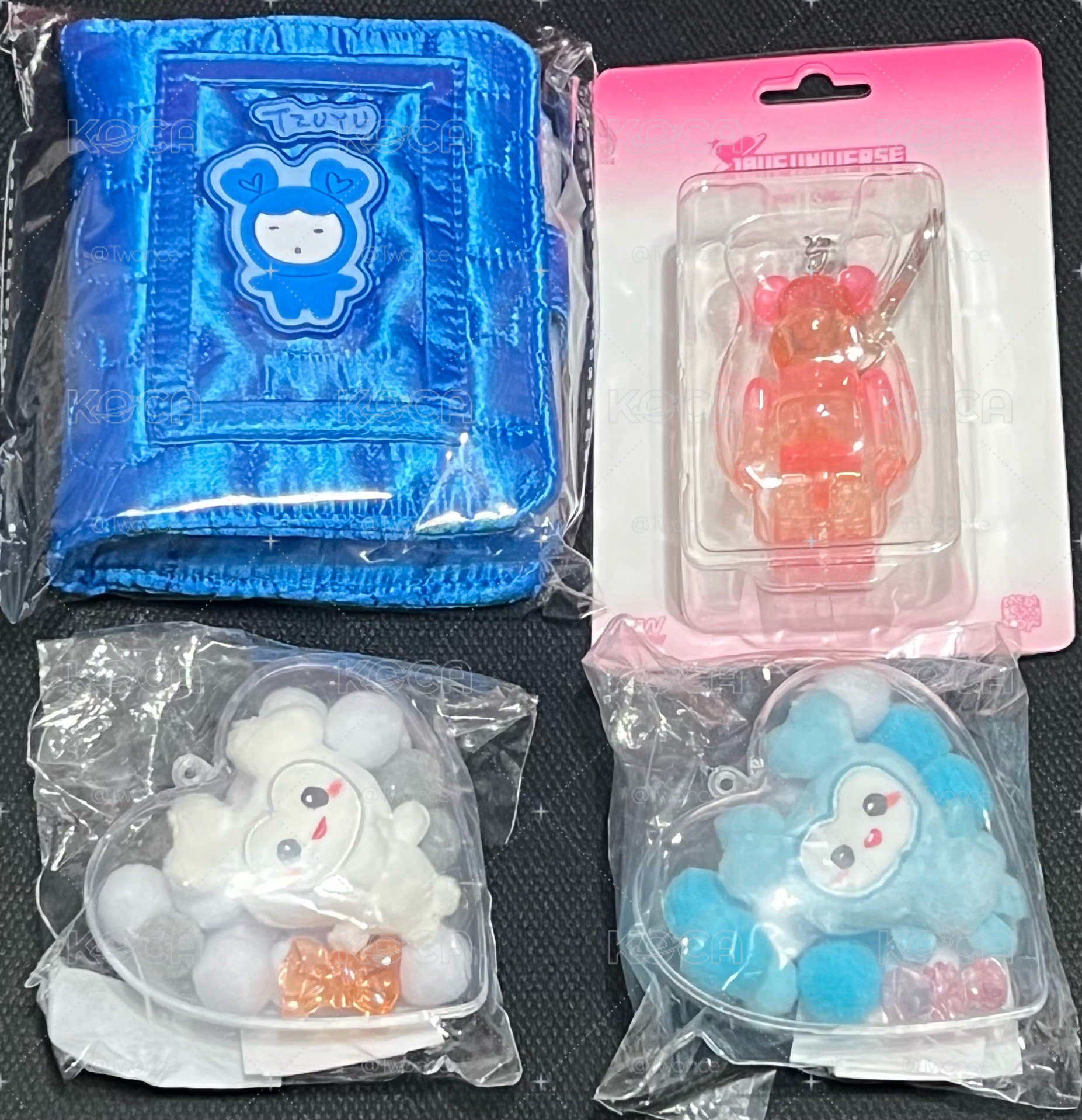 瑜卡冊（含卡）+暴力熊（含卡）+娜多愛心殼