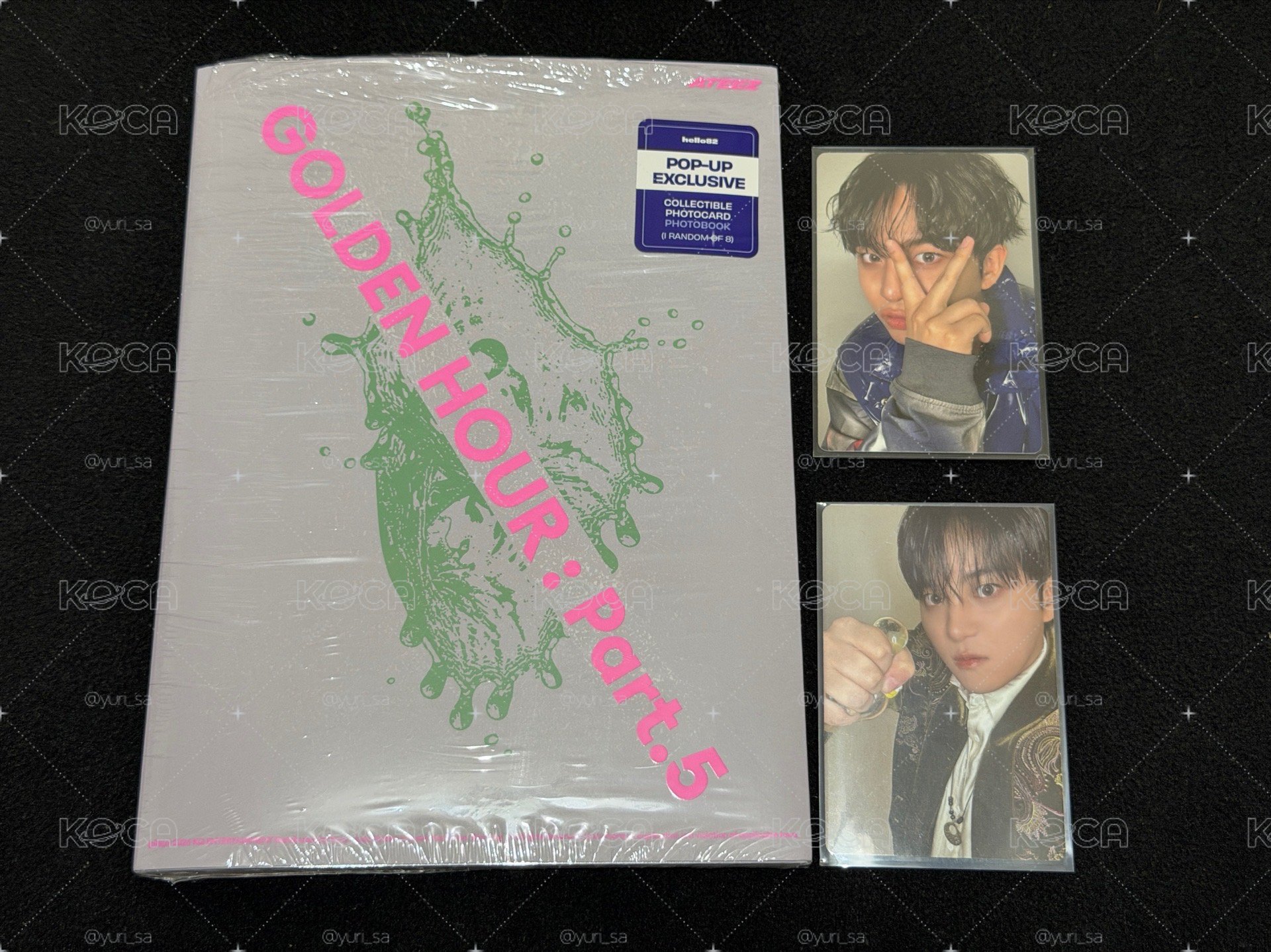 ATEEZ GH5 美通PB D ver.+特典卡SQUISH ver.&PEEK ver. 鍾浩
