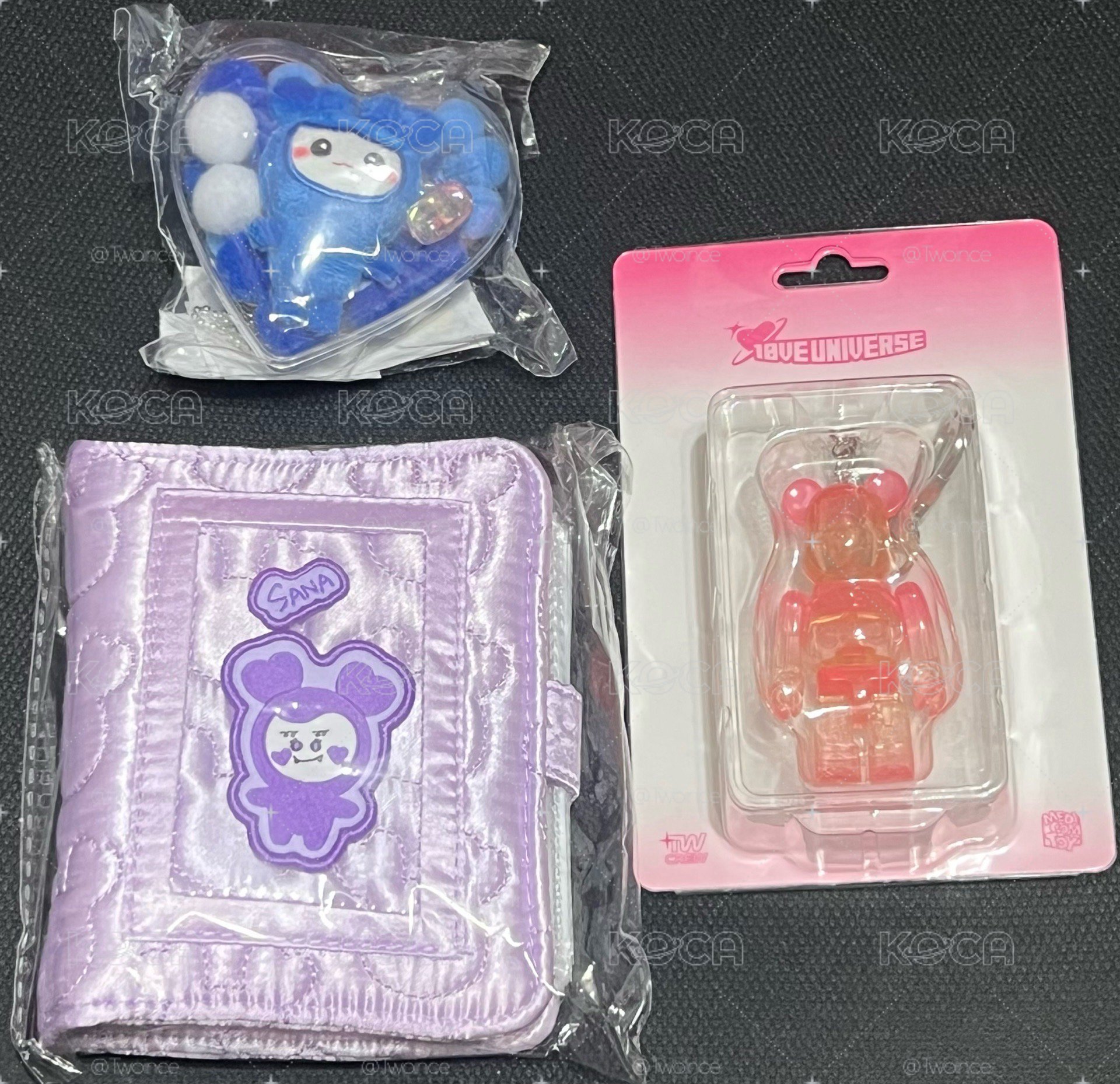 紗卡冊（含卡）+暴力熊（含卡）+瑜愛心殼