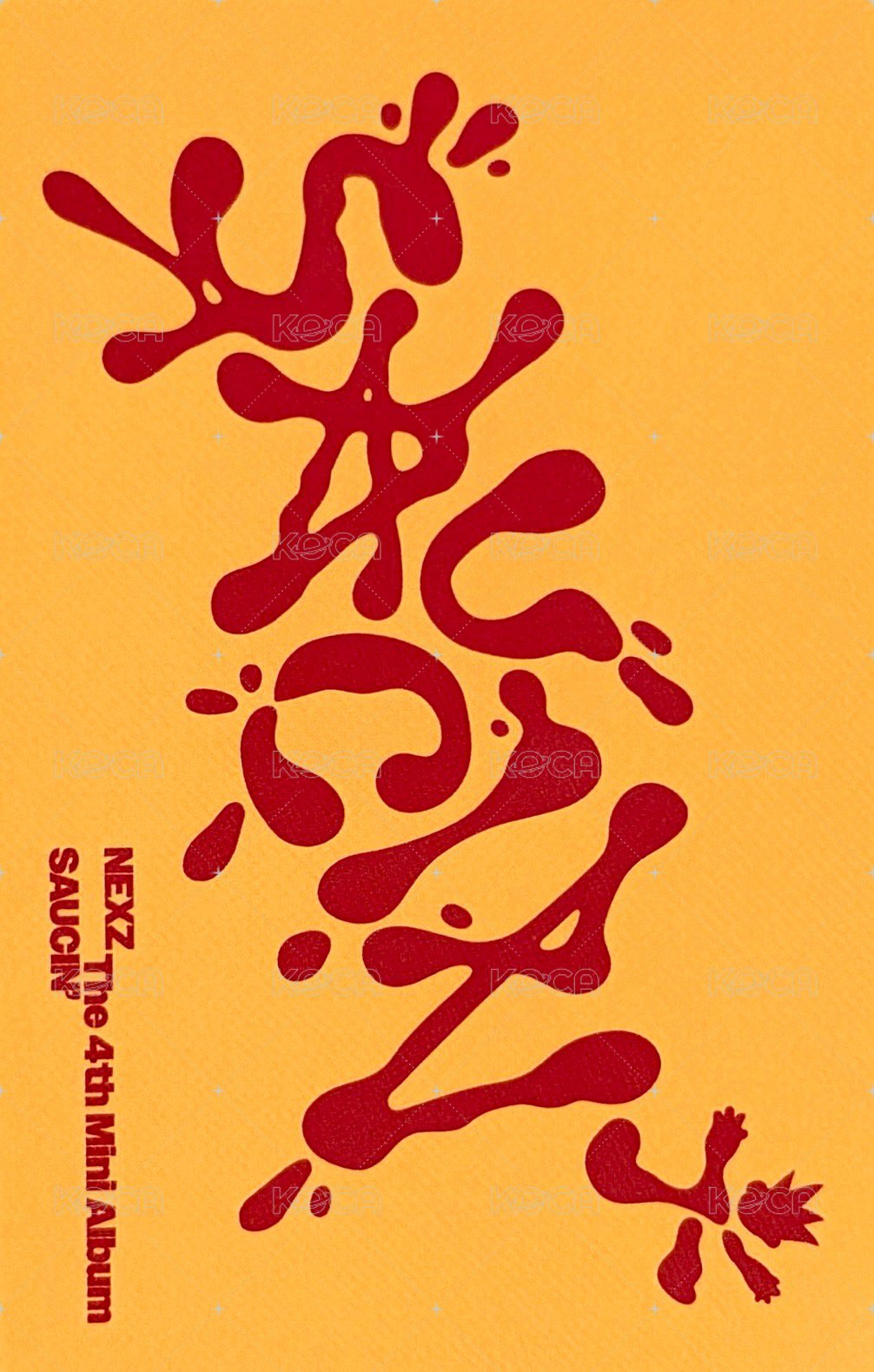 SAUCIN’ 專輯卡 YELLOW STICKER ver. 背面