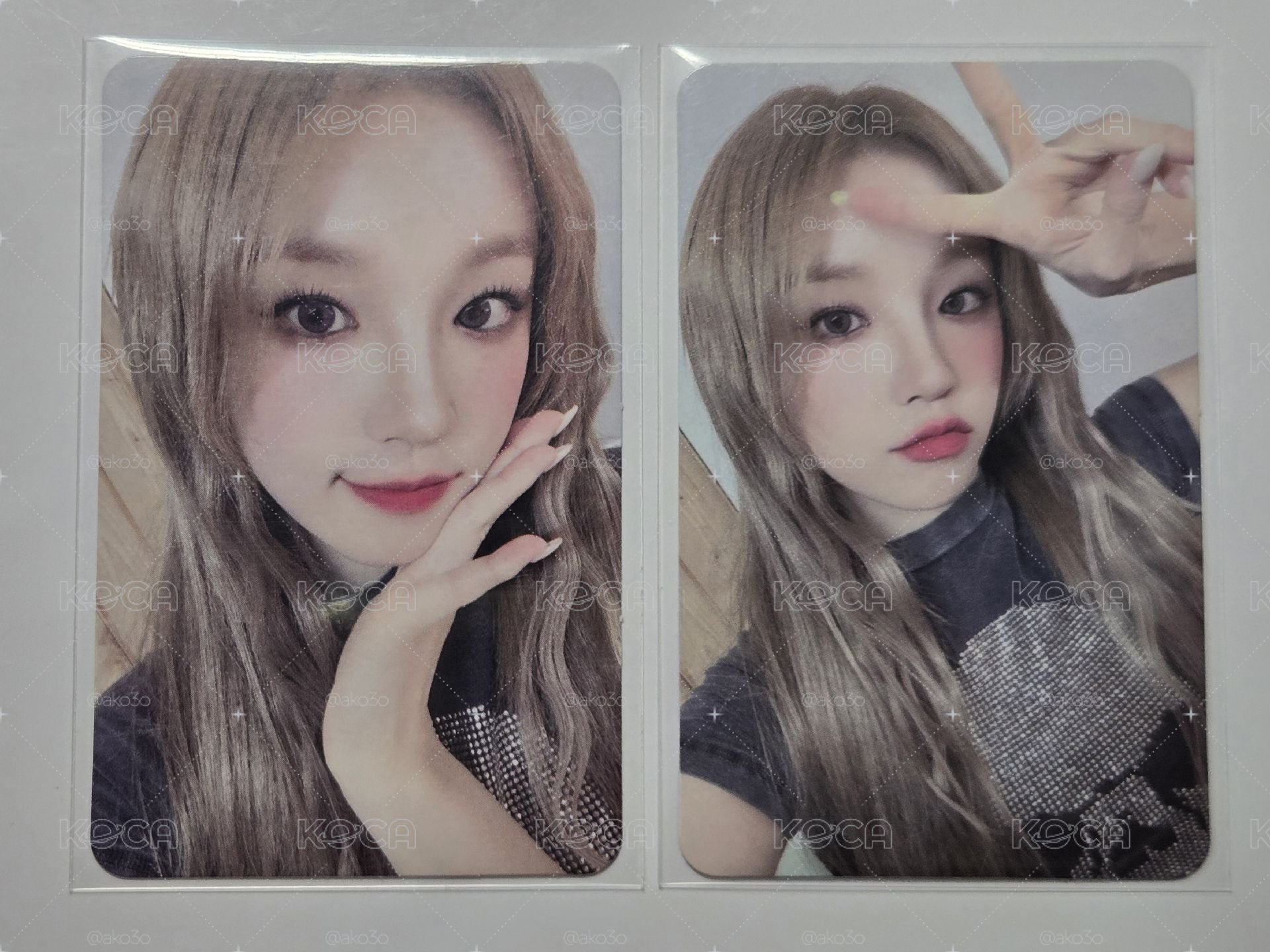 i-dle  雨琦 漢堡代言1.0小卡🐶