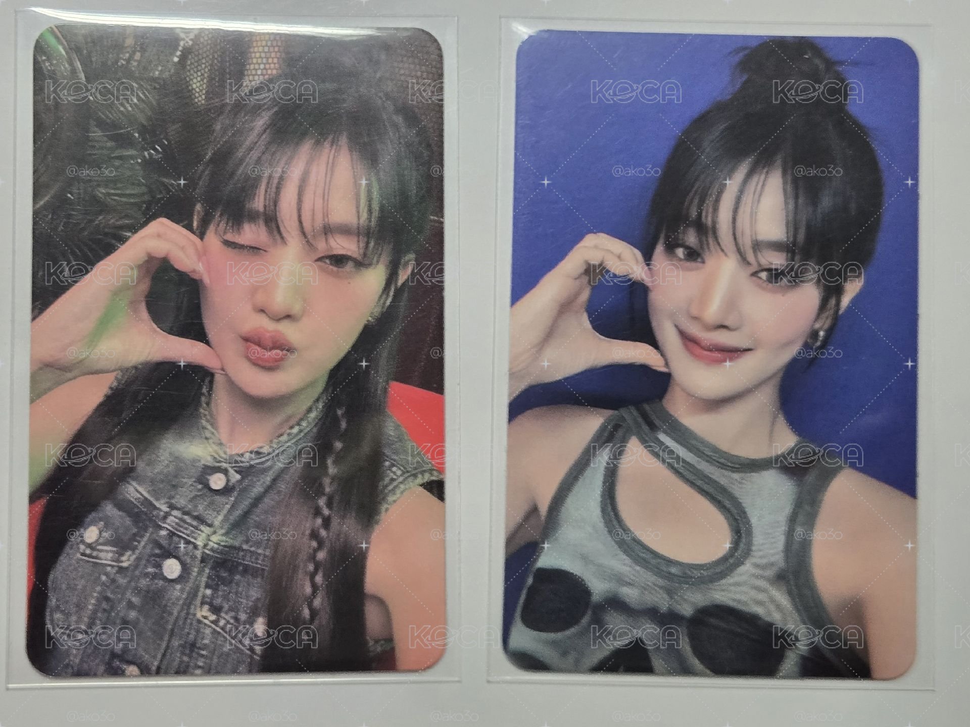 i-dle 米妮 漢堡代言1.0小卡🐱