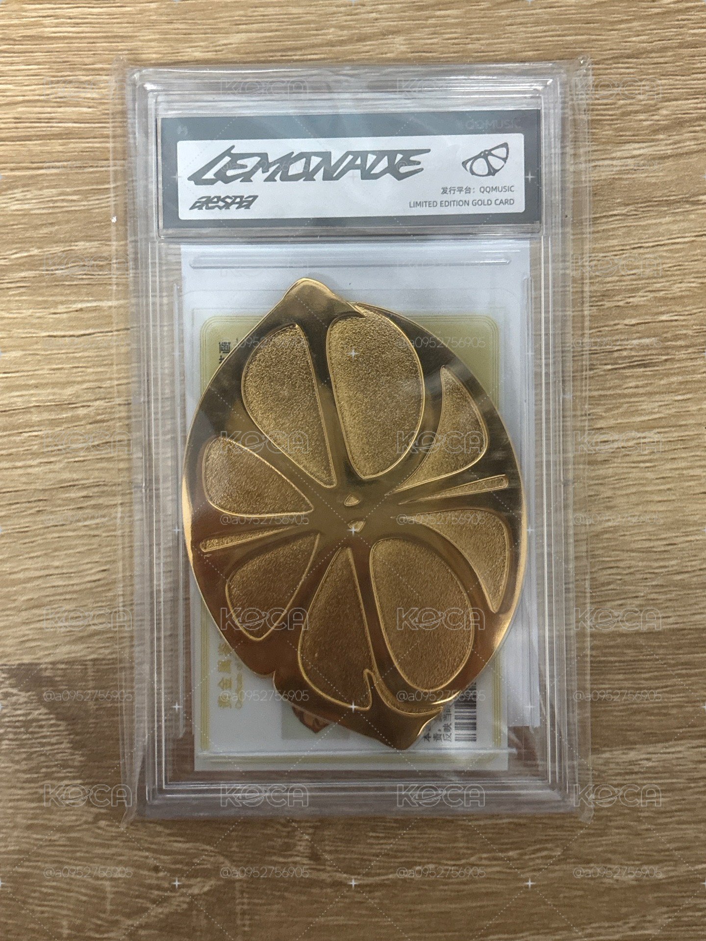 (全新未拆)LEMONADE QQ音樂 限量金版卡 特典卡