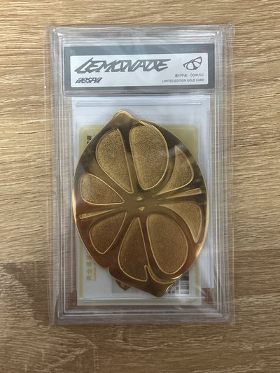 （全新未拆）LEMONADE QQ音樂 限量金版卡 特典卡 
