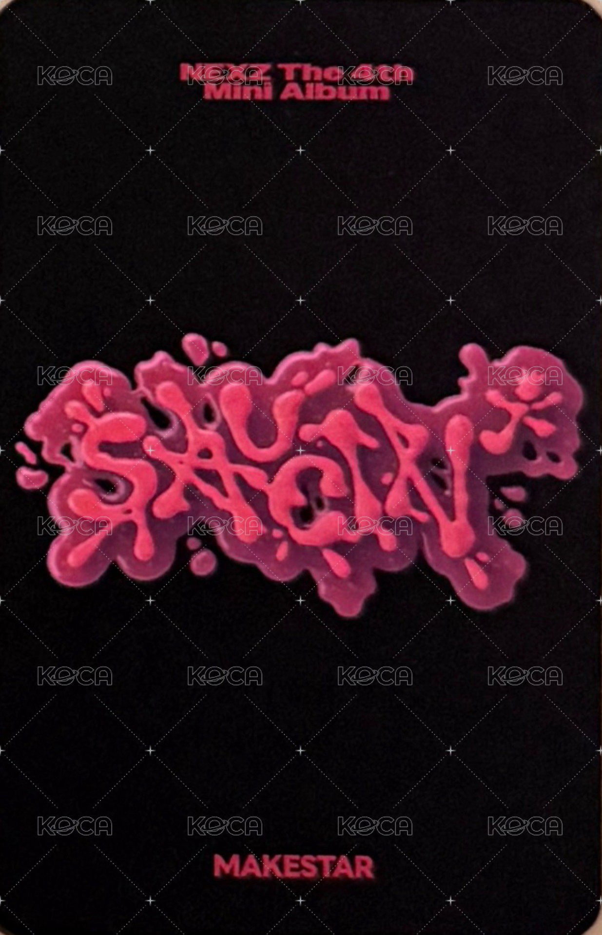SAUCIN’ ms 特典卡  背面
