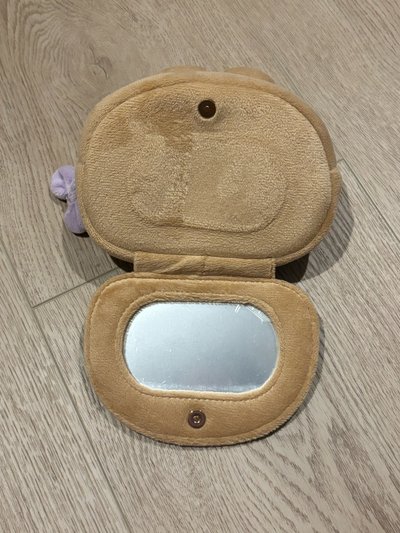 愛漂亮化妝系列 茶小熊大臉化妝包