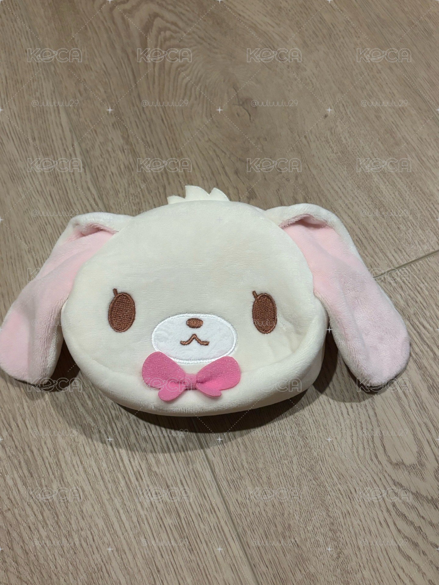 蜜糖邦尼 白兔大臉化妝包