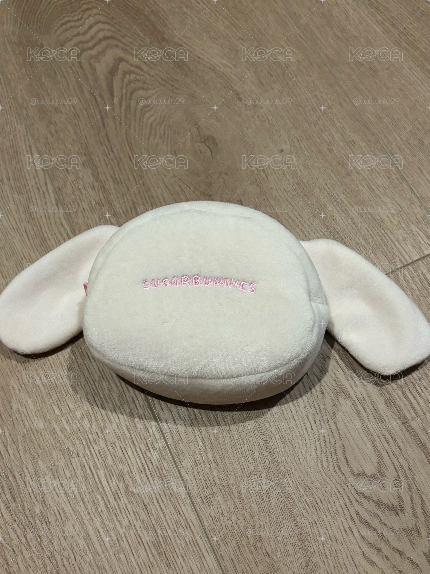 蜜糖邦尼 白兔大臉化妝包