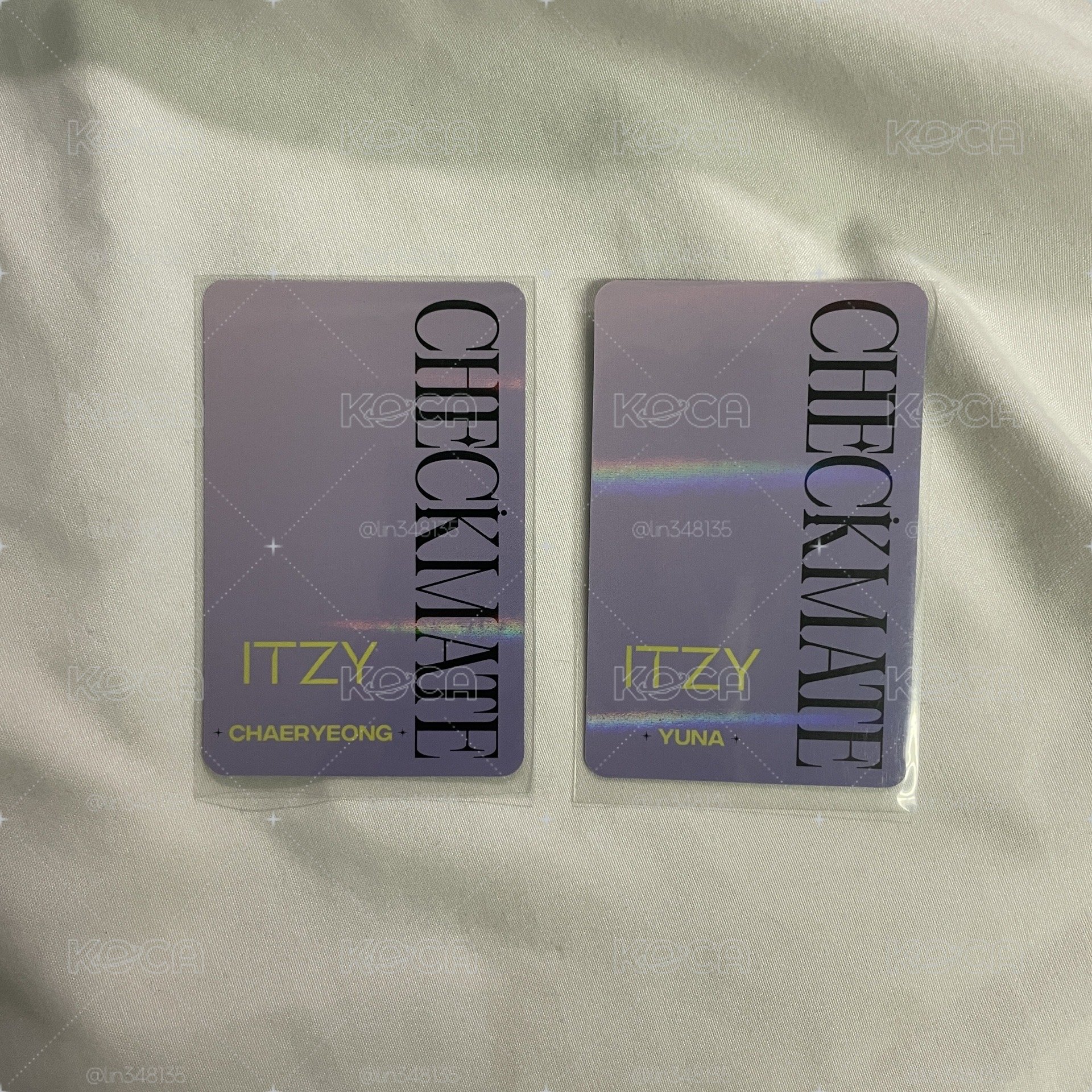 兩張一起 彩領 有娜 CHECKMATE SW 預售特典