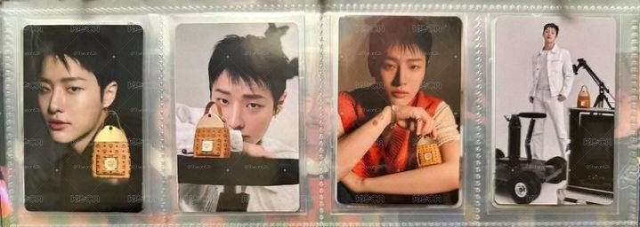 整套MCM 香水 代言卡 