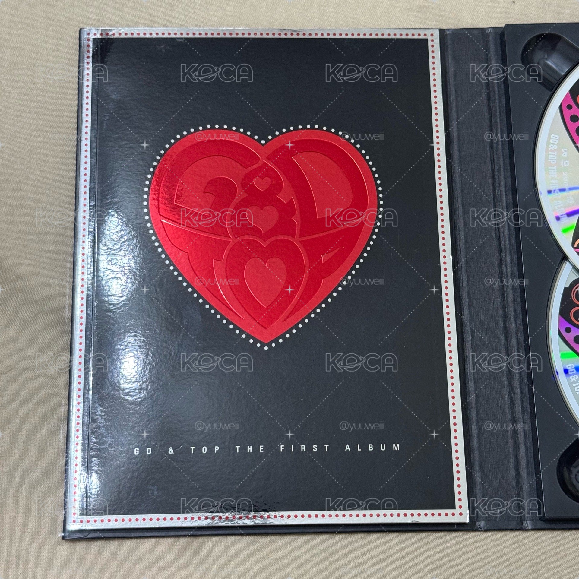 現貨 GD&TOP 紅心專