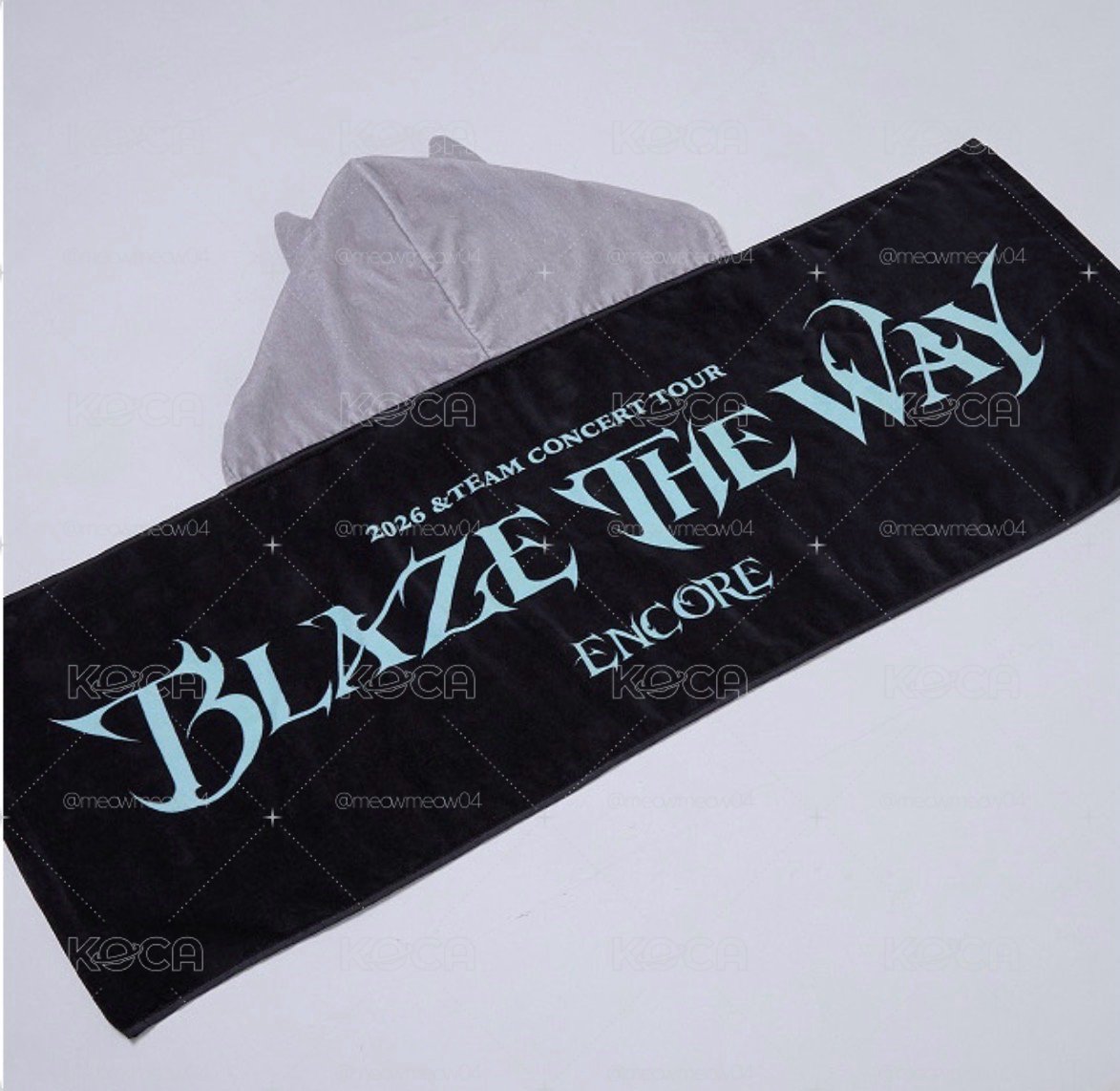 &TEAM 'BLAZE THE WAY' 安可場 狼帽批巾(全新）- YUMA