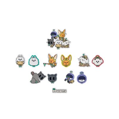 全新 txt 角巴兔 快閃 貼紙 finding moa 