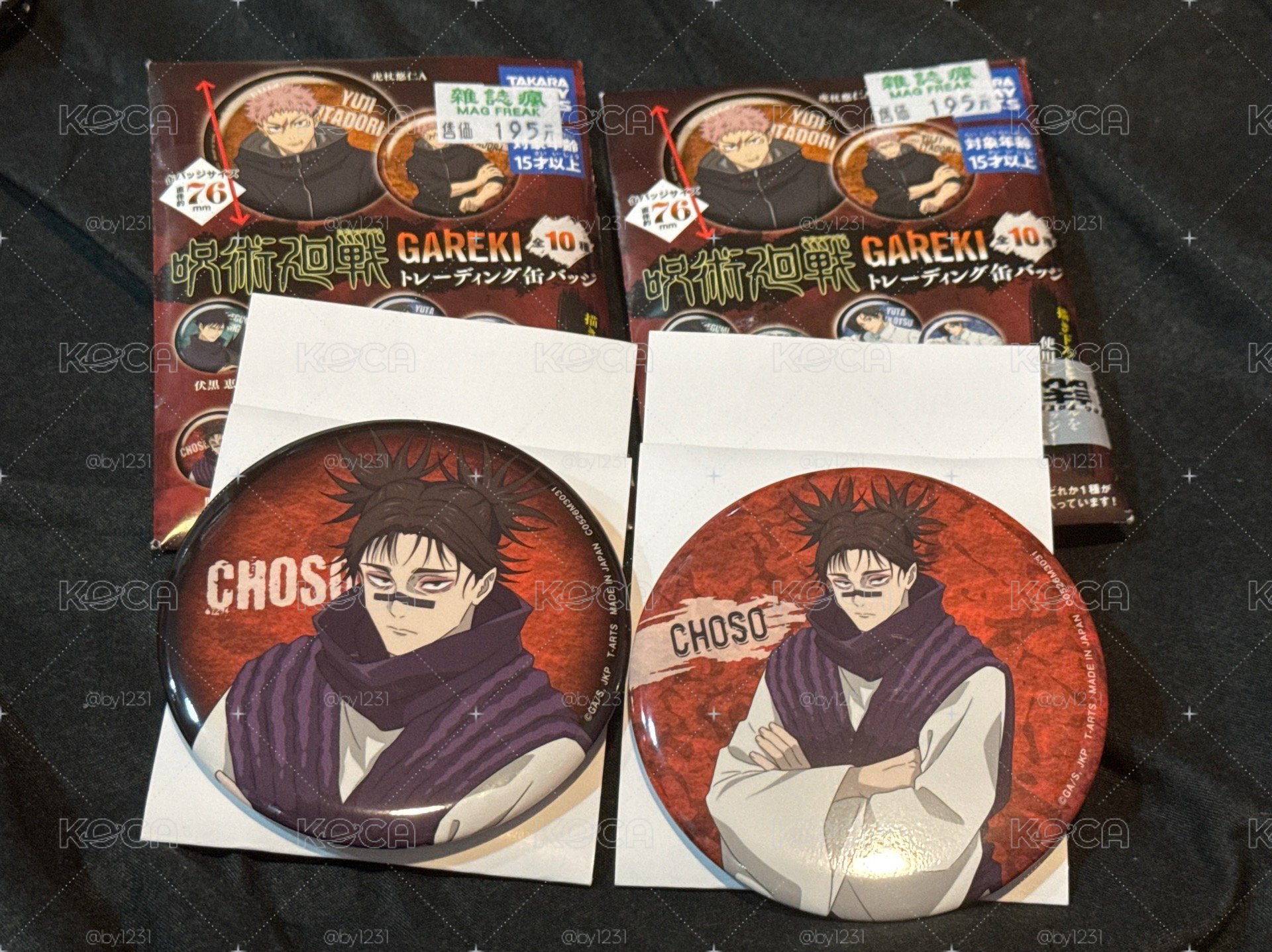 徽章 T-arts 咒術迴戰 GAREKI 死滅迴游 脹相
