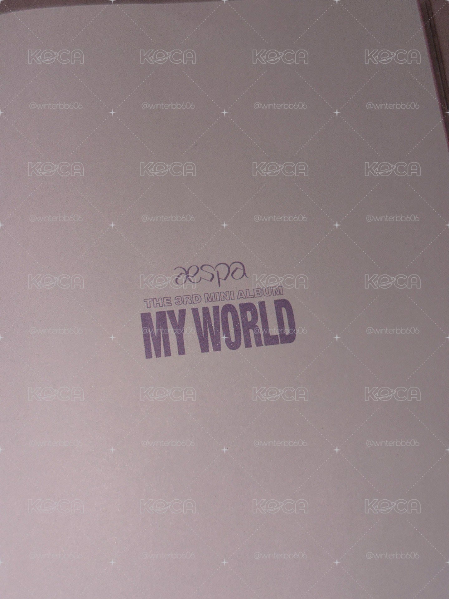 MY WORLD 筆記本