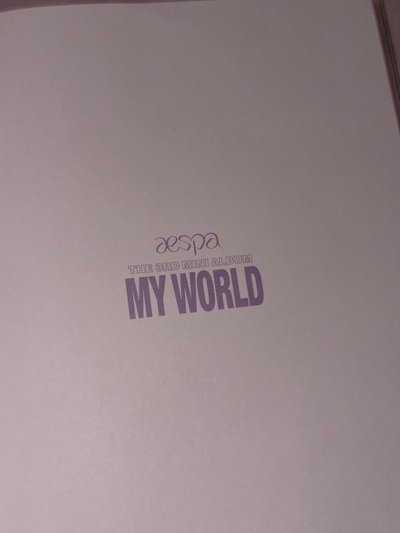 MY WORLD 筆記本