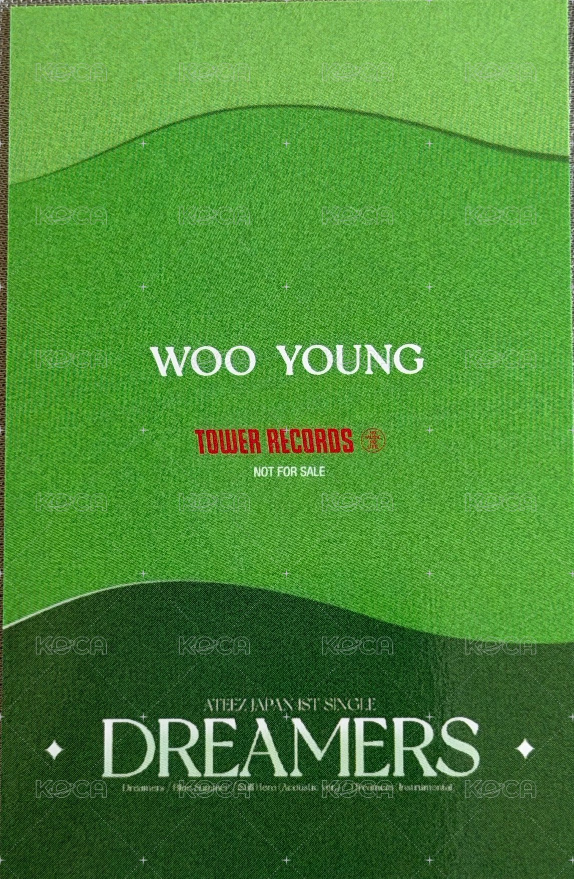 Dreamers 滿額卡 5000円 背面
