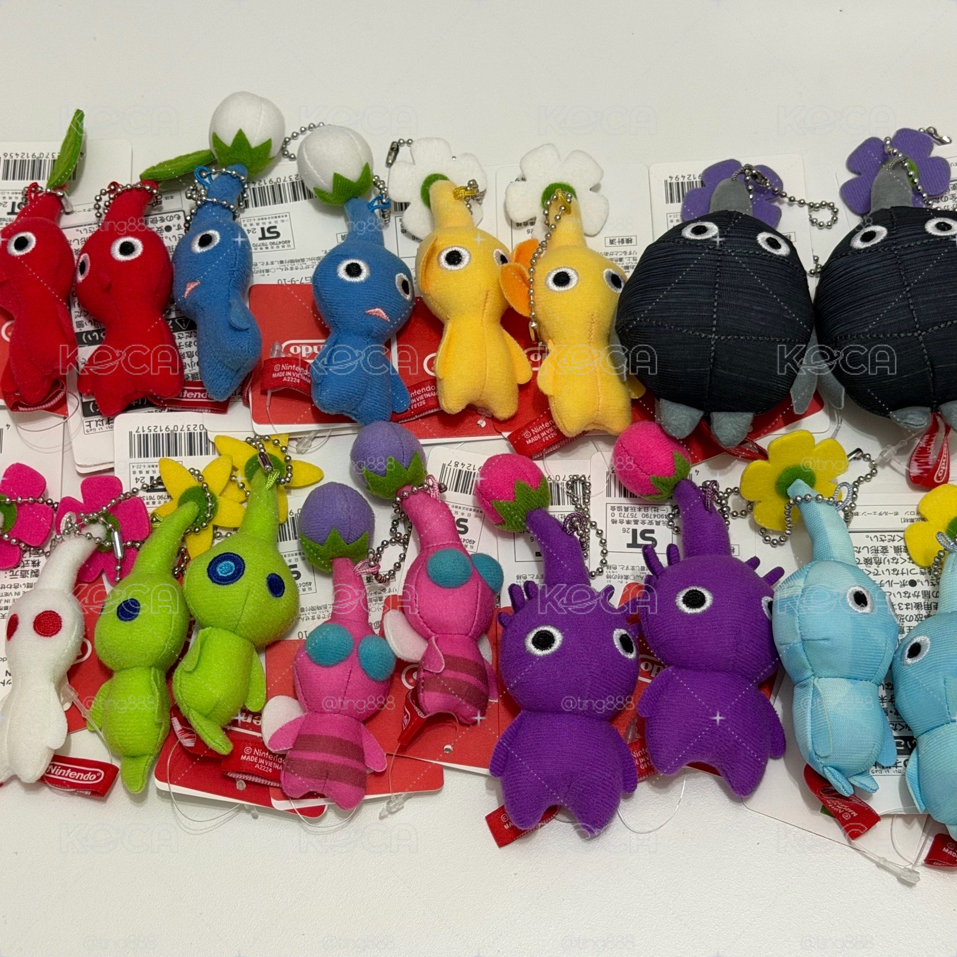 《現貨》皮克敏 Pikmin bloom 吊飾 小娃 紫皮 黃皮 藍皮 粉皮 白皮 螢光皮 岩皮 冰皮 娃娃 