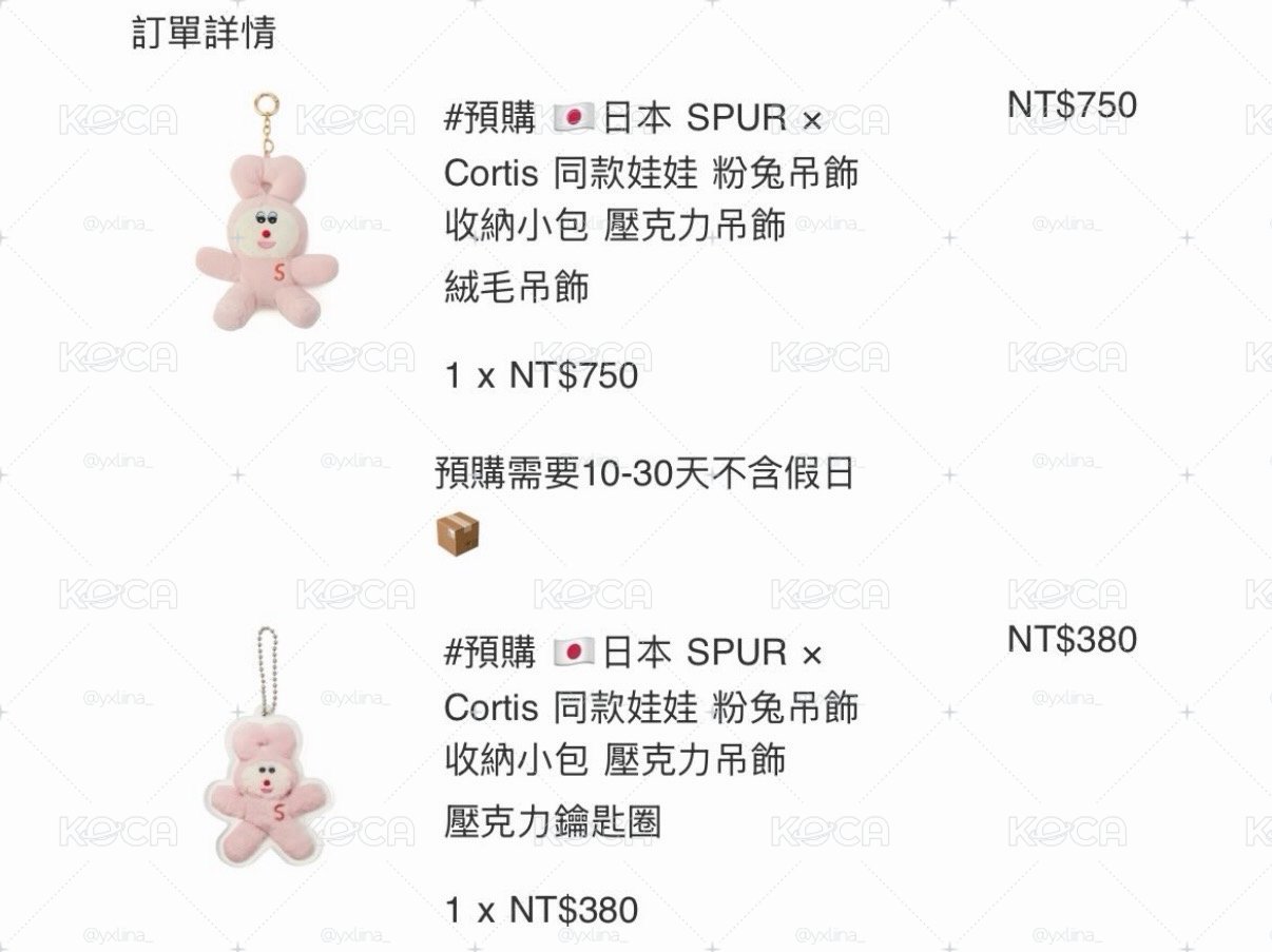 🇯🇵日本 SPUR×Cortis 同款娃娃