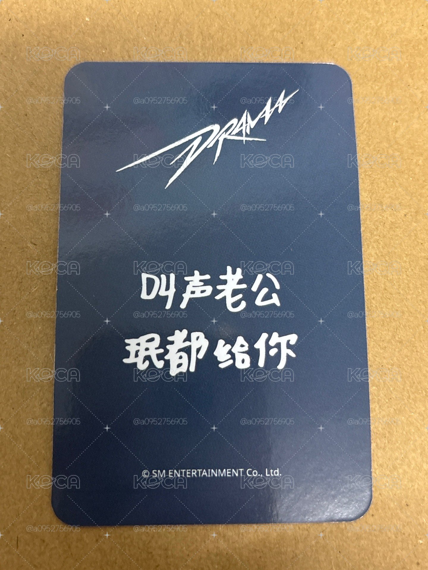 Drama sr 特典卡 星河預售E柚