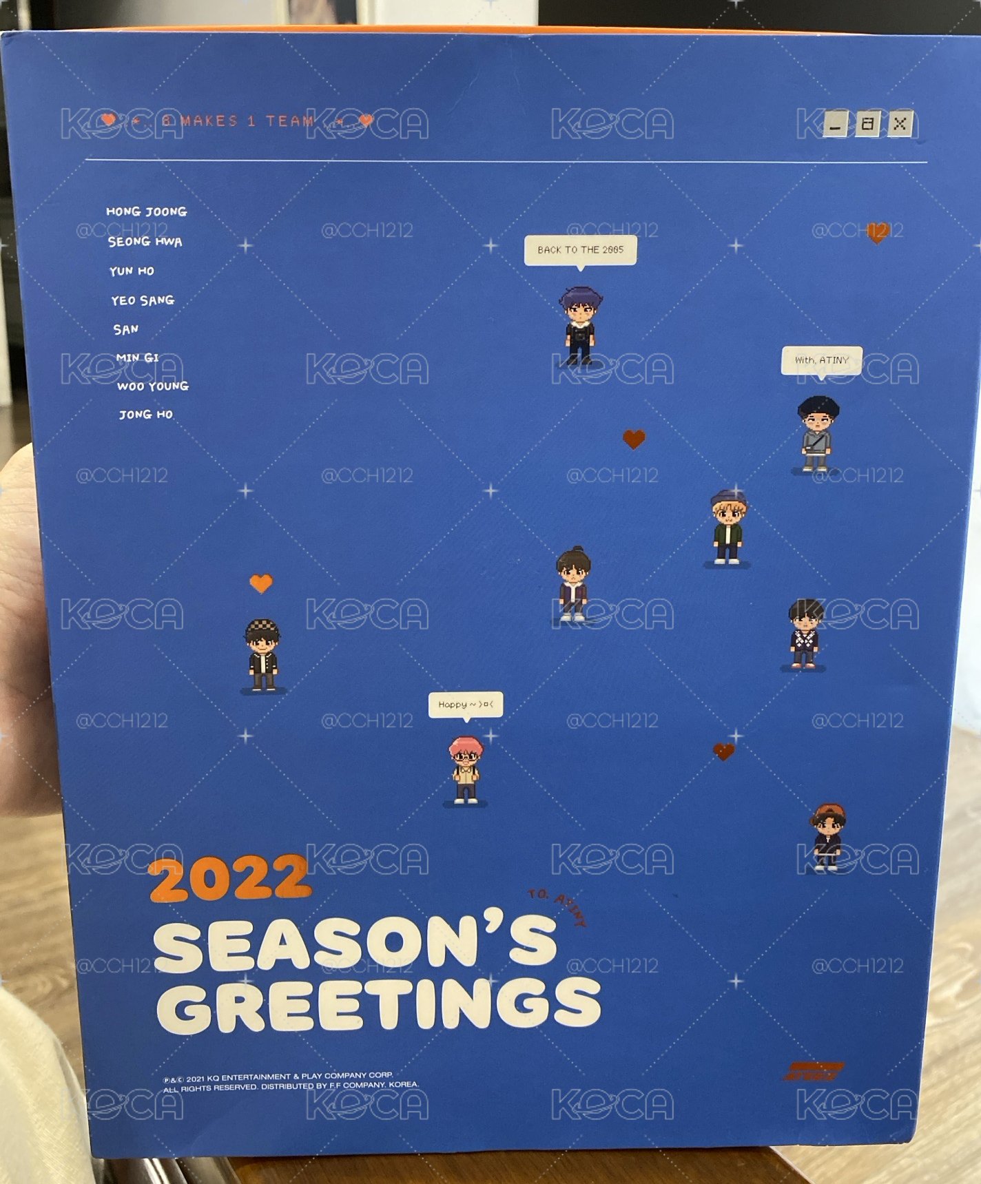 ATEEZ 2022年曆