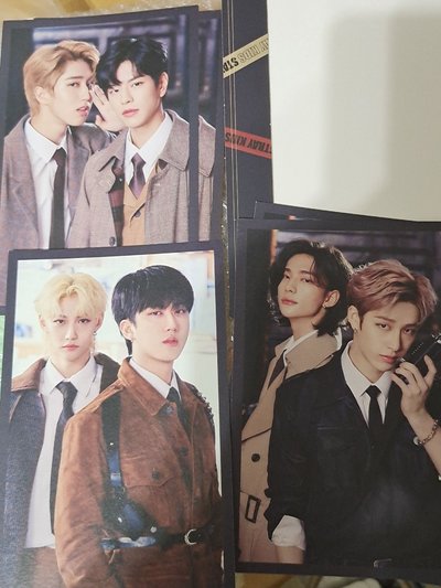 skz skz-x 雙人 明信片