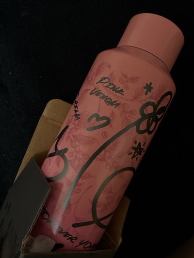 BLACKPINK聯名星巴克 BP粉不鏽鋼水瓶