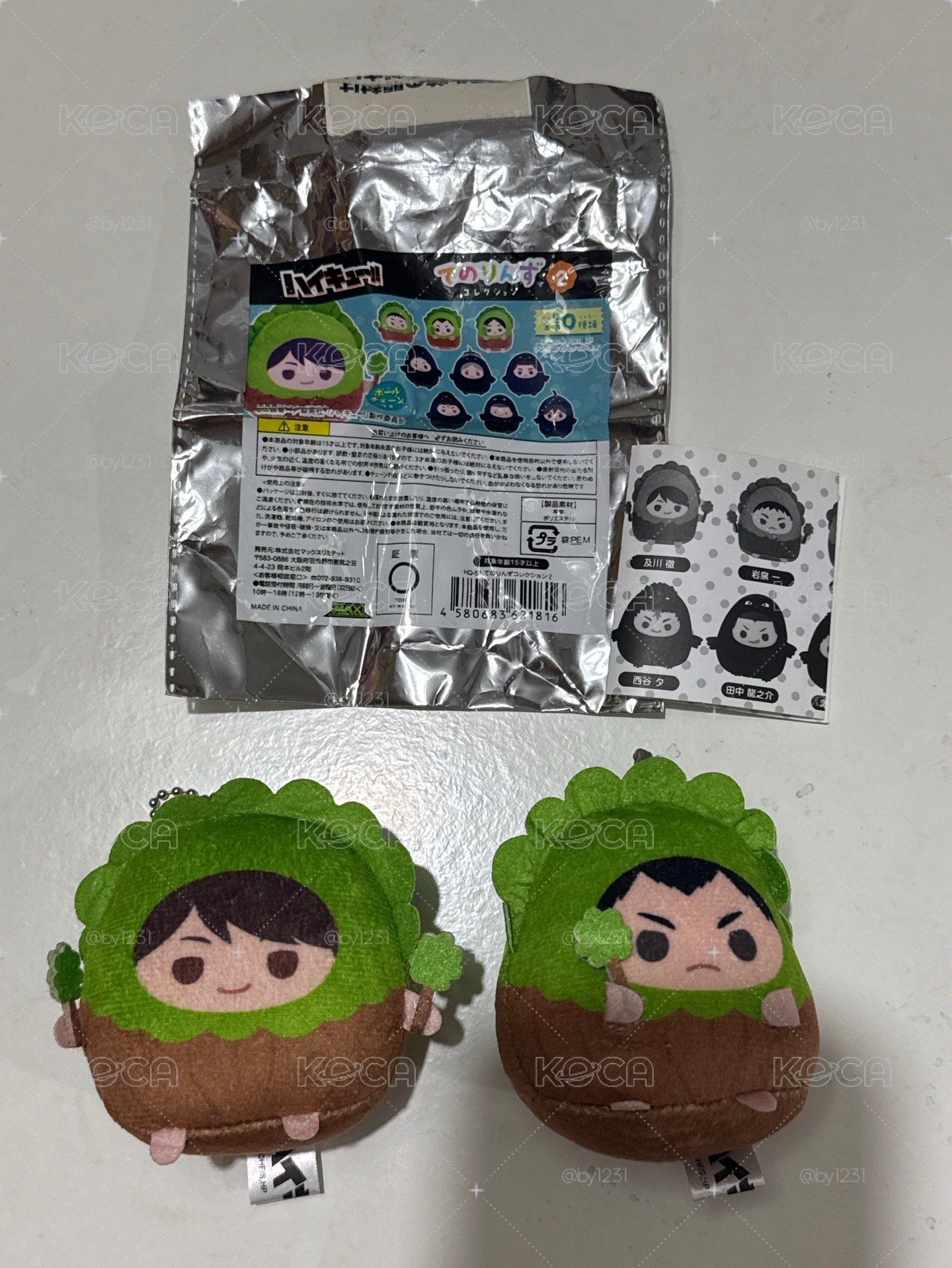 排球少年 ML 娃娃 樹掌心娃 及川 金田一