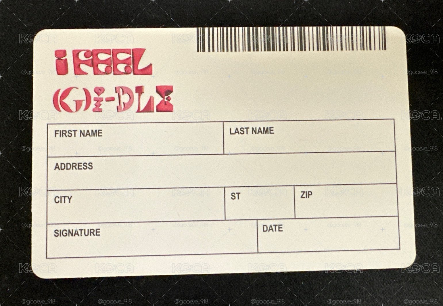 I FEEL 娟 ID CARD