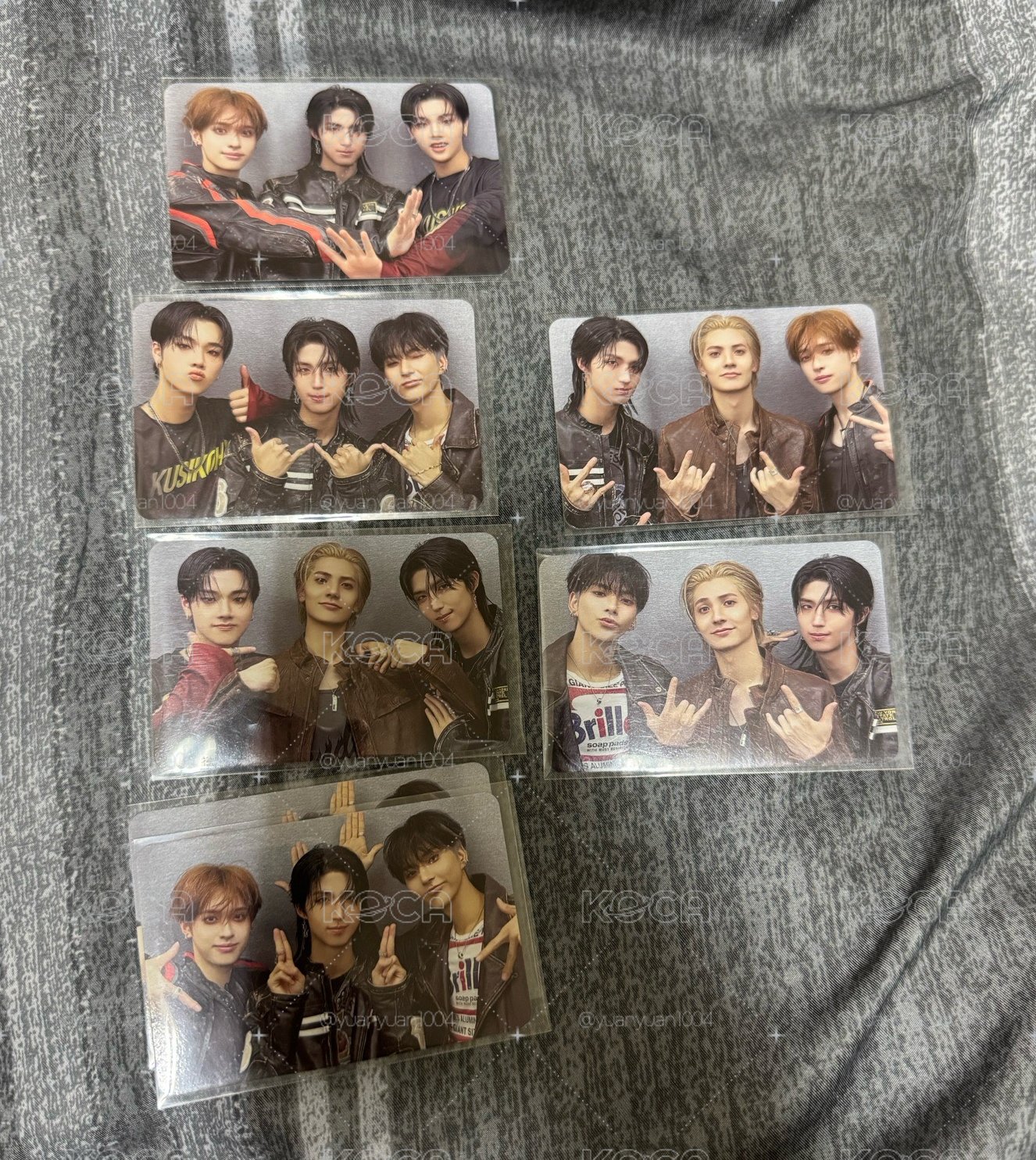💙live lock 三人卡 排列組合
