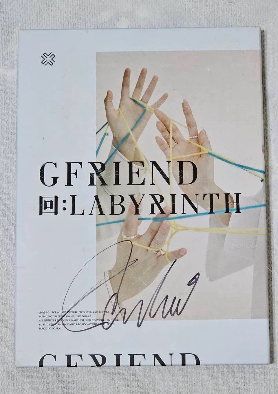 GFRIEND迷8 EUNHA簽專