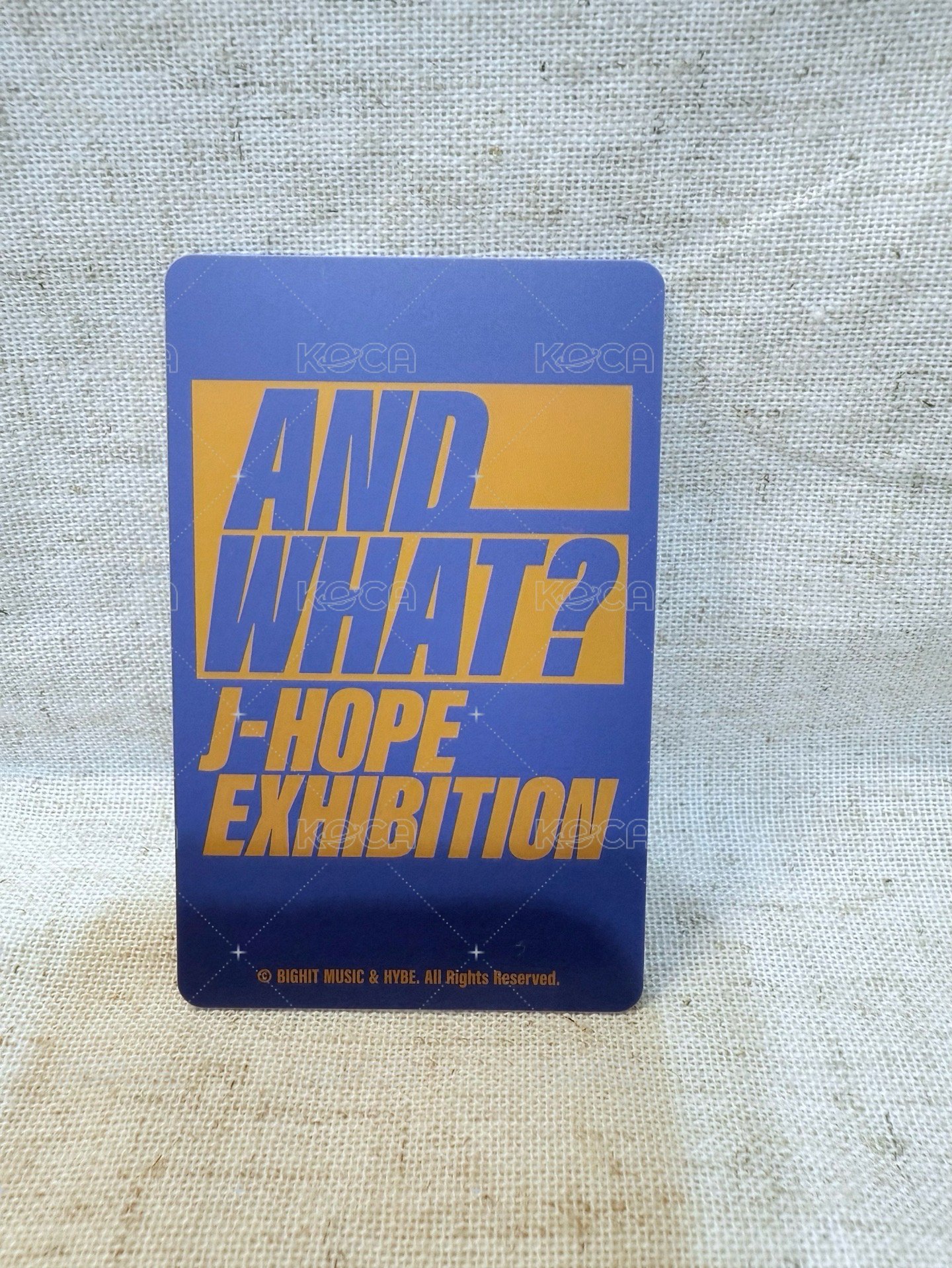 AND WHAT展覽場限卡