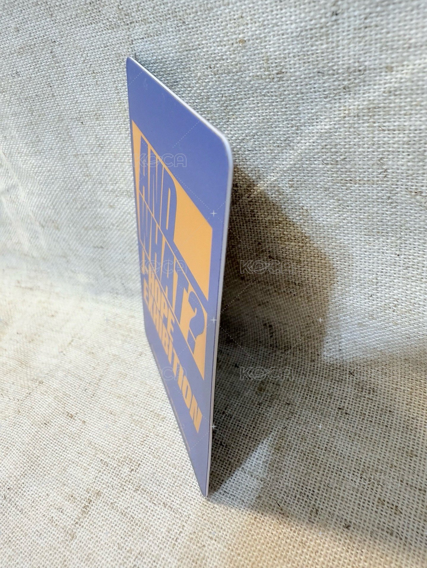 AND WHAT展覽場限卡