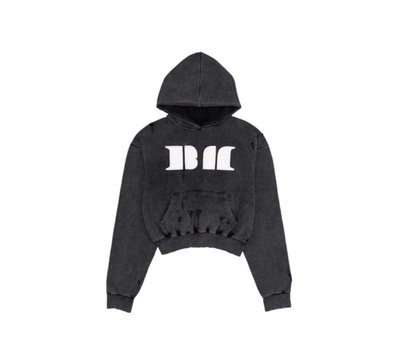 25世巡 外套 帽T BABYMONSTER SWEAT ZIP-UP HOODIE_SKY BLUE & BLACK 