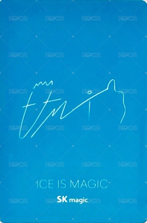 SK magic 2.0 代言卡  背面