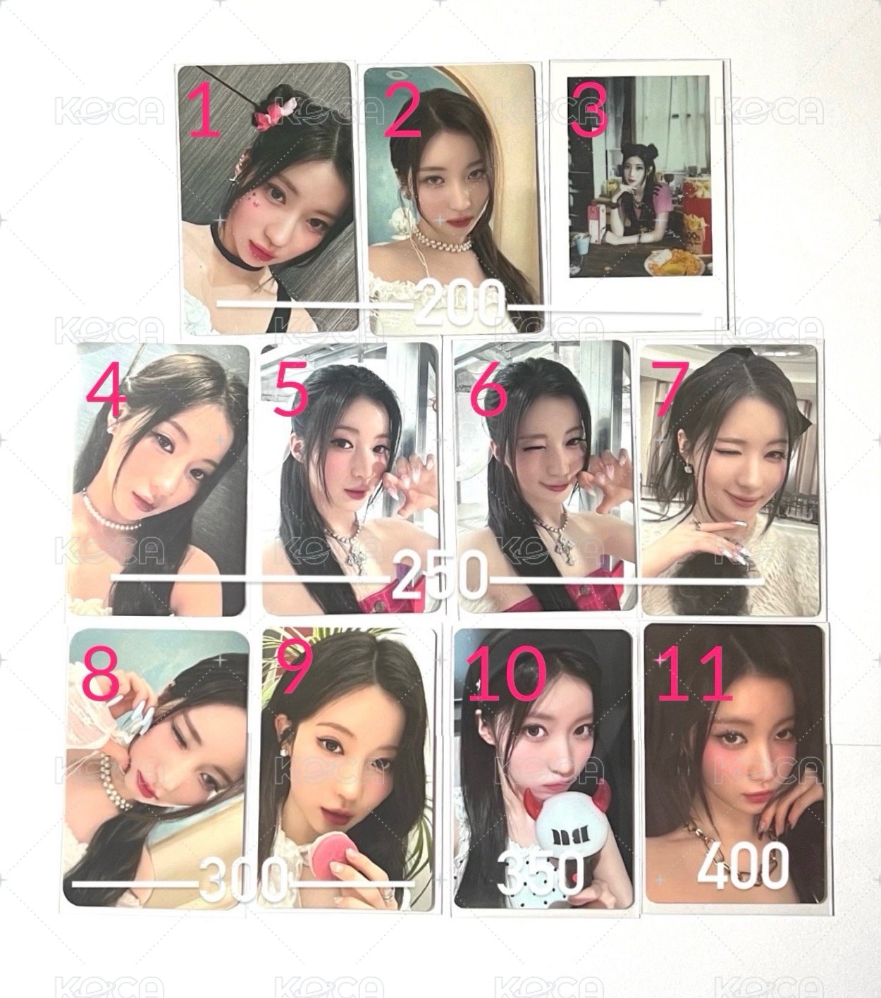 Asa小卡（少量隊友、專輯