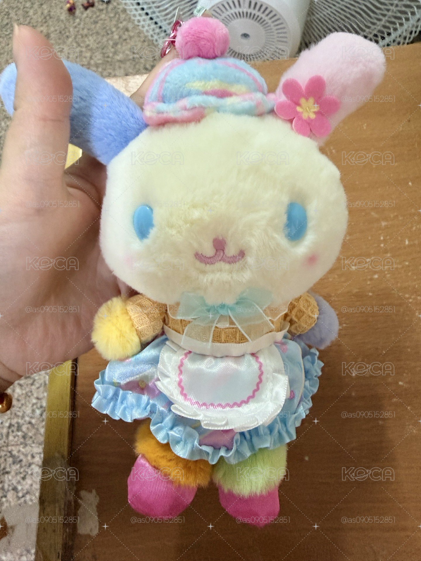 冰淇淋花小兔