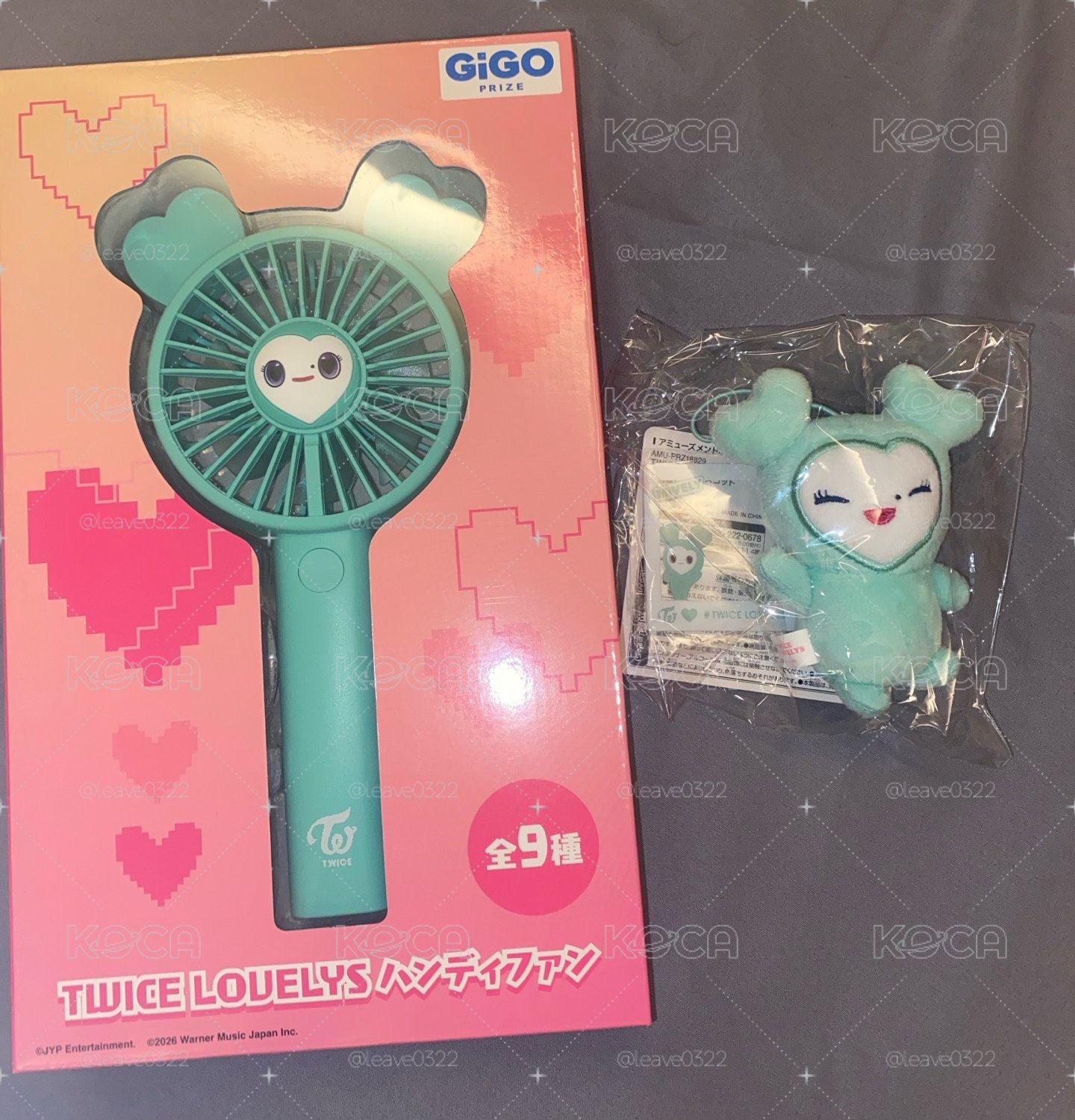 MINA 手持風扇+相框娃