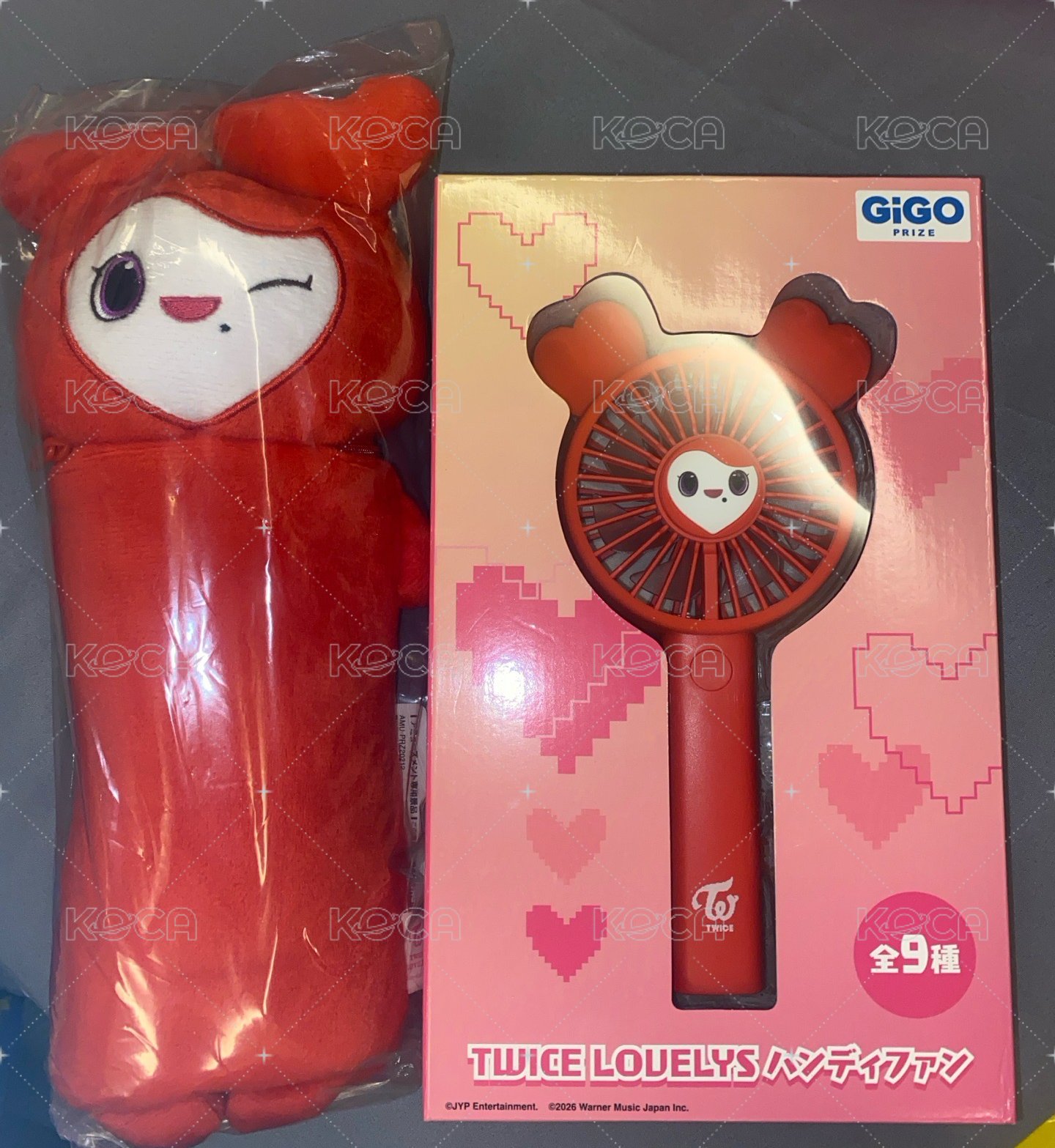 彩瑛 手持風扇+水壺包