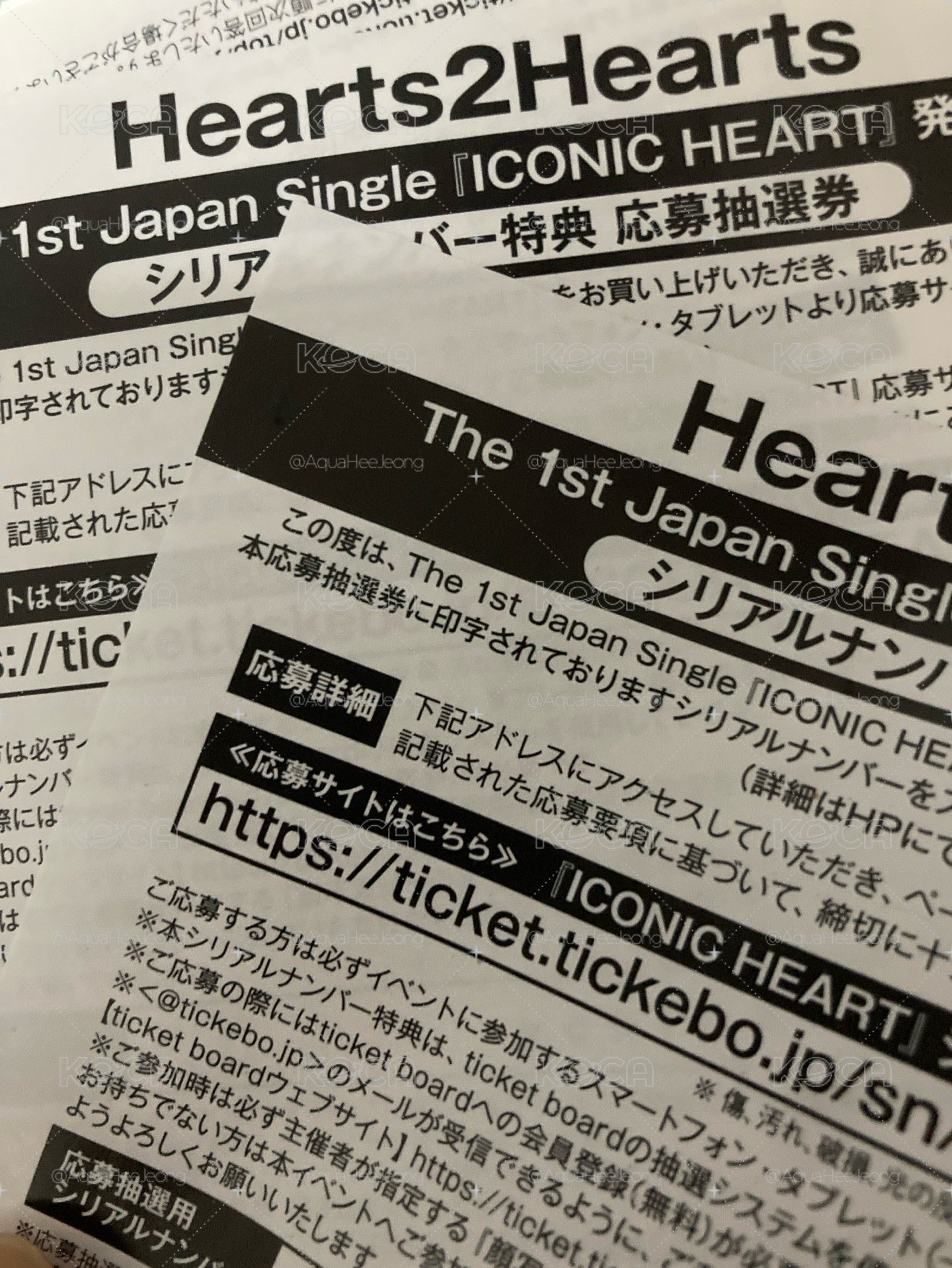 iconic heart應募券