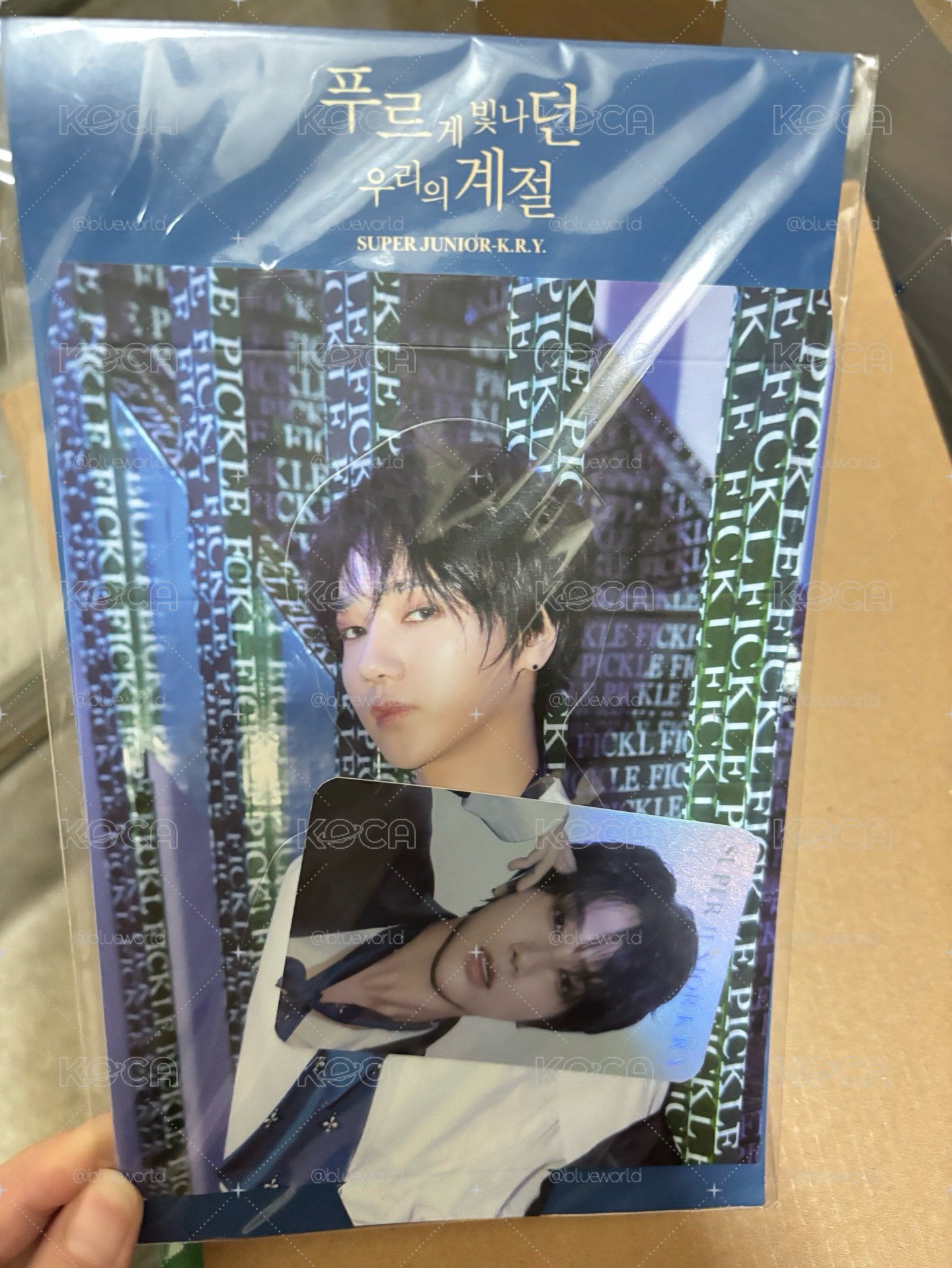 Super junior yesung KRY 閃卡 全新未拆