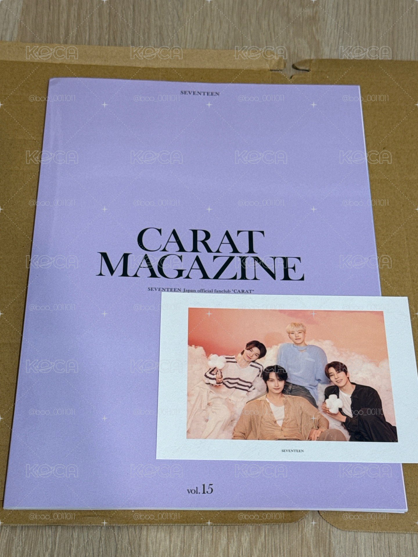 2026 日本FC 雜誌+明信片（96 line，背面右上一小凹痕如圖二）