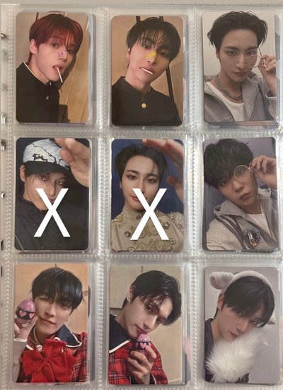 （全新）ATEEZ/嗚湧貓大頭抱枕+特典卡整盤不拆